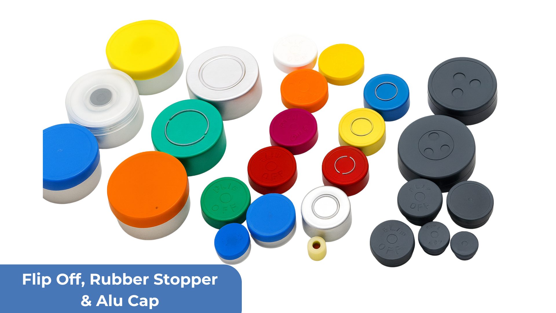 Flip Off, Rubber Stopper & Alu Cap