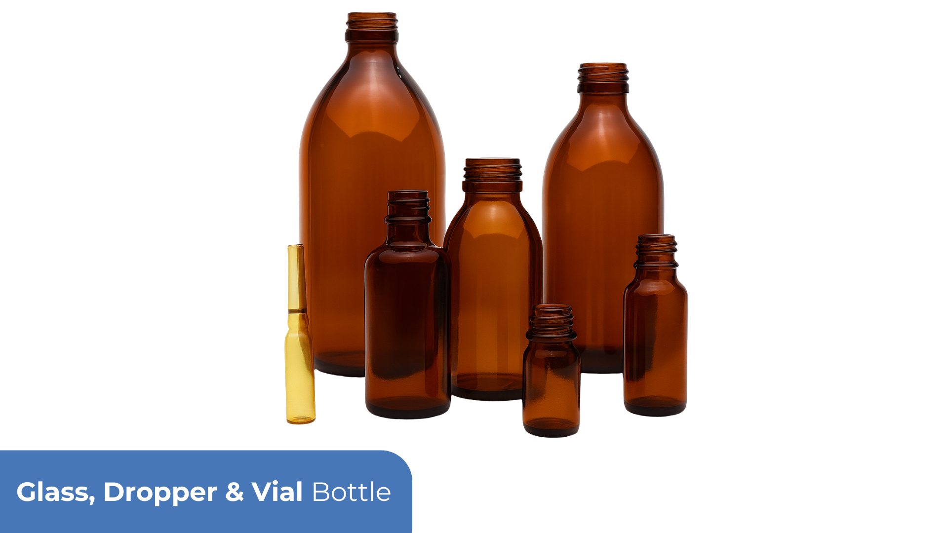 Glass, Dropper & Vial Bottle